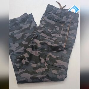 Circo Kids Black and Gray Camouflage Cargo Pants